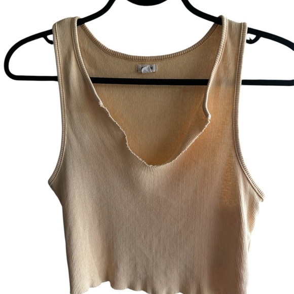 Garage Women’s Orange Crop Top - Picture 2 of 5